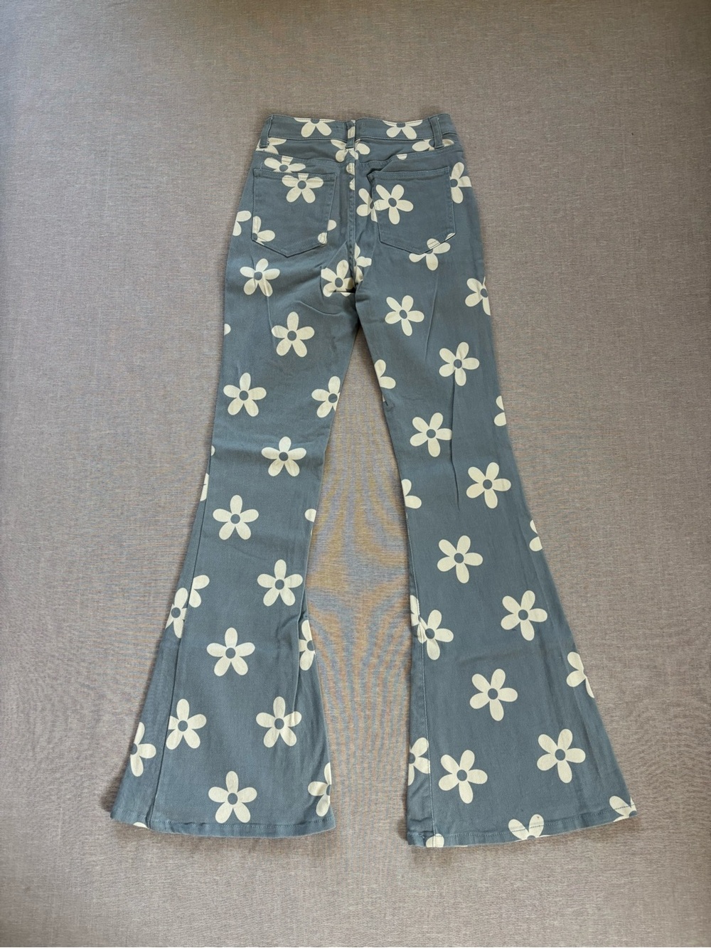 Altar'd State Light Blue Daisy Flare Jeans - Picture 7 of 12
